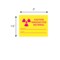 Nevs Caution Radioactive Material Series Date write on 1-1/2 x 500, PK6 L-R3T - alternate 2